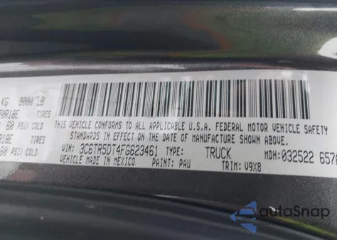 2015 Ram 2500 Slt из США, поврежденный, VIN 3C6TR5DT4FG623461